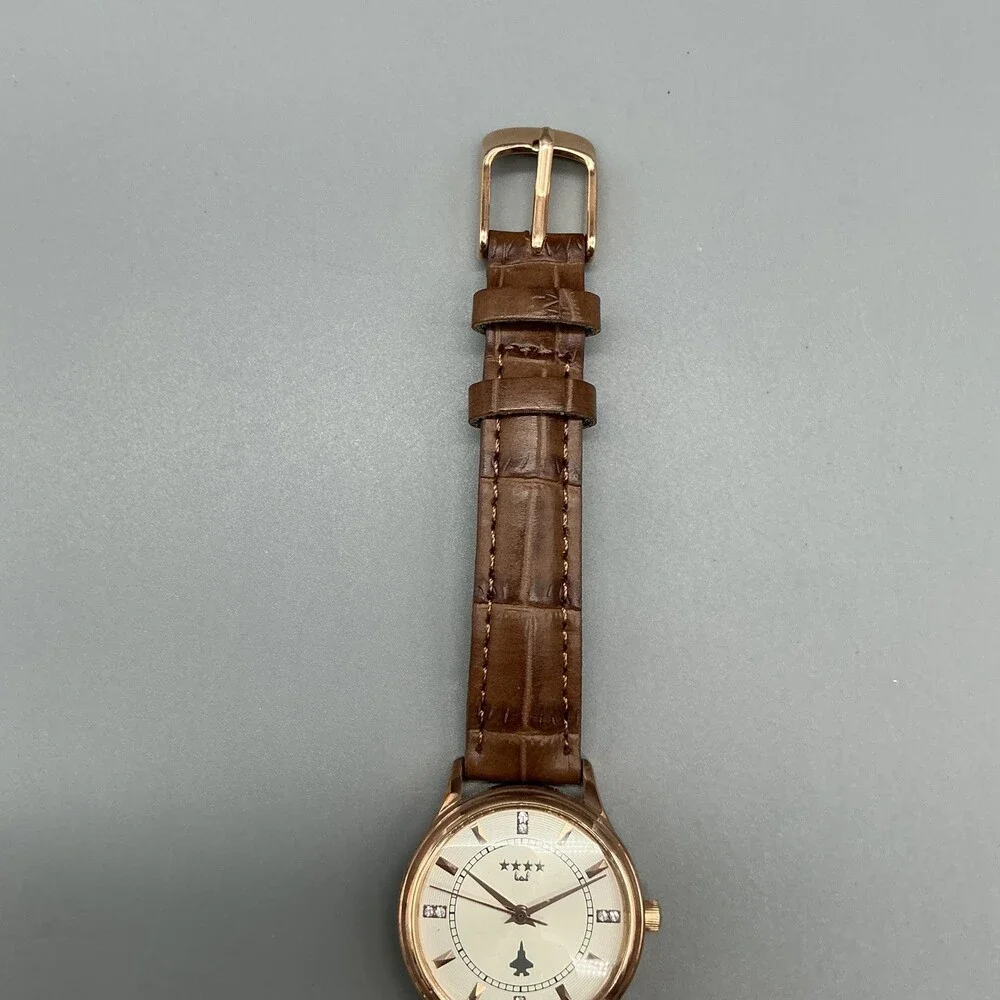ROK Air Force Womens Watch 28mm Champagne Dial Chief Of Staff New Battery